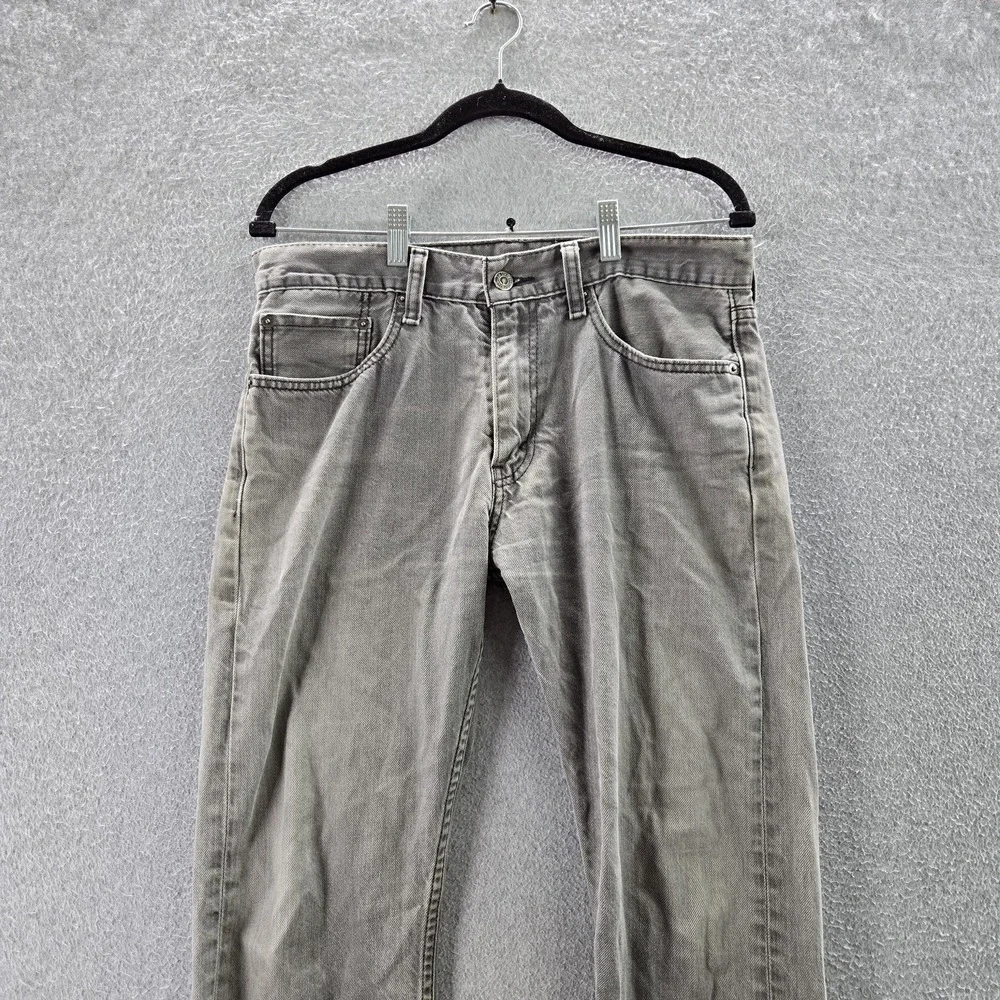Levi's 508 Men Jeans 31X30 Gray Denim Regular Taper 28